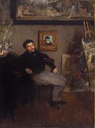 James Tissot Tissot in an artist's studio (nn01) oil painting artist